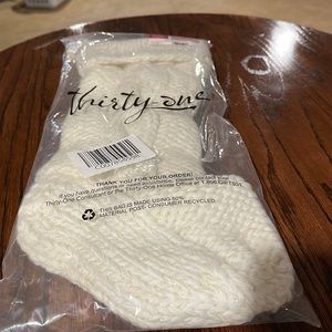 Thirty One Luxe Chunky Stocking